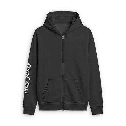 "Nature Spoke" Faded Zip Hood
