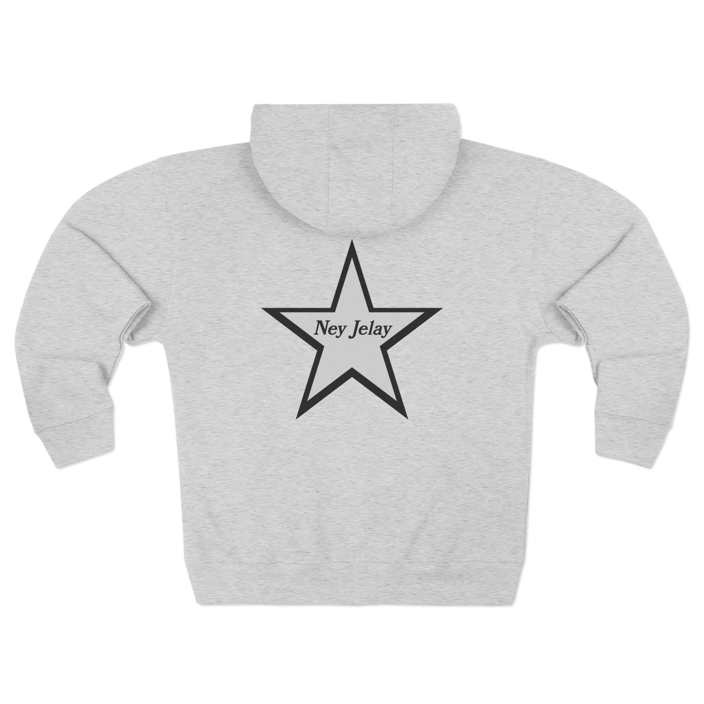 Star -  Zip Hoodie In Grey