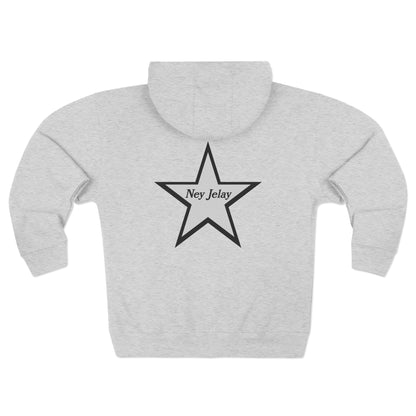 Star -  Zip Hoodie In Grey